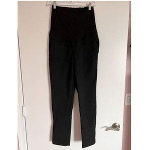 H&M High Rise Maternity black dress pant size 4.